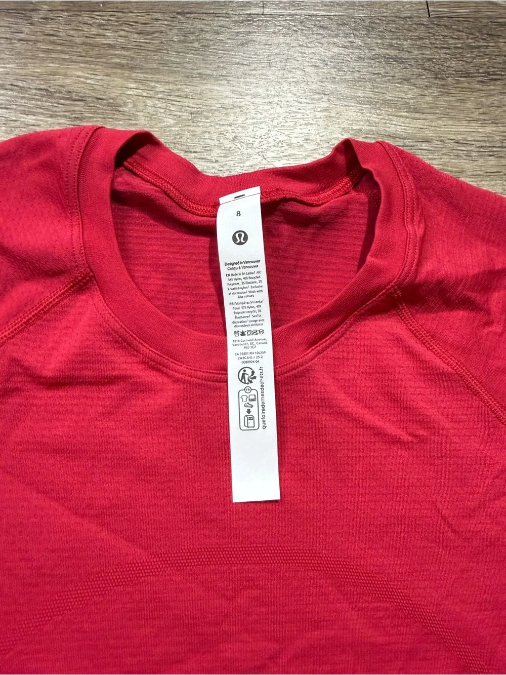 Lululemon Swiftly Tech Cropped Short-Sleeve Shirt 2.0 Pink Dragonfruit / Pink Dr